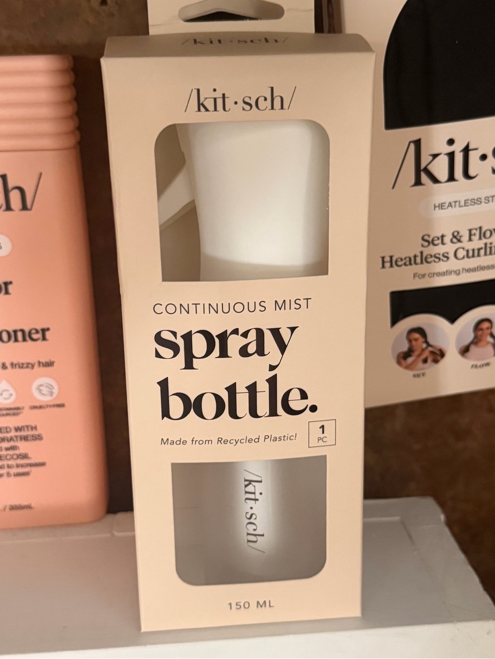 Kitsch continuous mist spray bottle - white